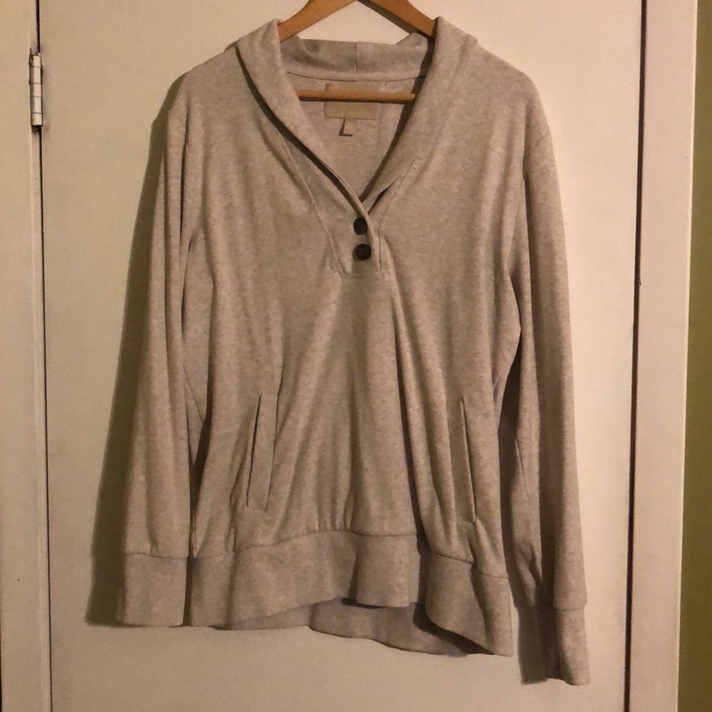 Banana Republic cream sweatshirt XL